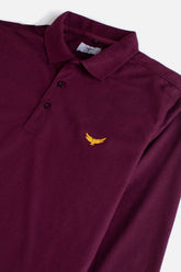 Full Polo Shirt - Imperial Maroon